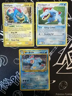 Pokemon Feraligatr Holo Vintage Lot of 3 Neo,Mysterious Treasures,Delta Species - Image 1