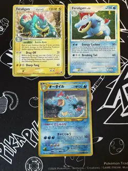 Pokemon Feraligatr Holo Vintage Lot of 3 Neo,Mysterious Treasures,Delta Species - Image 3