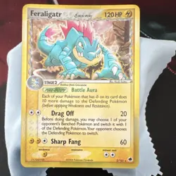 Pokemon TCG Dragon Frontiers Feraligatr 2/101 Delta Species Holo Rare - Image 2