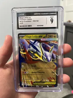 Mega Latias EX Meg Mega Evolution 100 CGC 9 Pokemon Graded Mint - Image 1