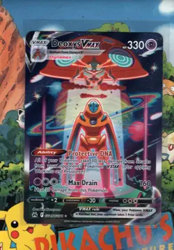 Pokemon TCG Deoxys VMAX GG45/GG70 Crown Zenith: Galarian Gallery Holo NM/M - Image 1
