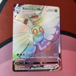 Pokemon TCG Butterfree VMAX Secret Rare Full Art Holo 190/189 Darkness Ablaze EN - Image 1