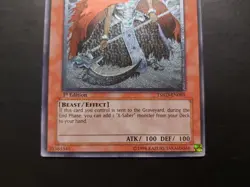 Yugioh - XX-Saber Darksoul TSHD-EN081 Ultimate Rare 1st Edition - Image 3