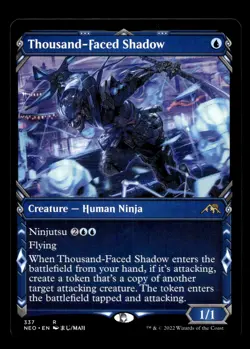 Thousand-Faced Shadow (Showcase) 337 R Kamigawa: Neon Dynasty - Image 1