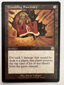 Crumbling Sanctuary - MTG Mercadian Masques - NM - Image 1