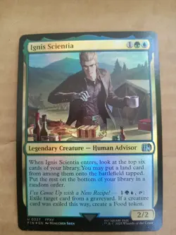 Ignis Scientia (Foil) - Final Fantasy MTG Magic Creature PACK FRESH - Image 1