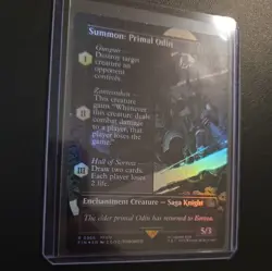 MTG Summon: Primal Odin (Borderless) Final Fantasy Foil #365 - Image 3