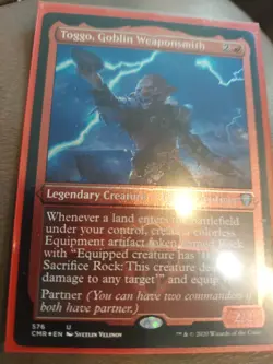 Toggo, Goblin Weaponsmith (Foil Etched) Commander Legends Foil - Image 1