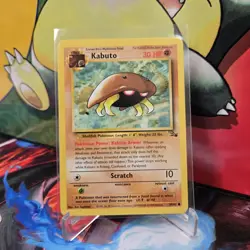 Kabuto 50/62 Fossil Common Pokemon TCG Base NM - Image 1