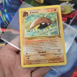 Kabuto 50/62 Fossil Common Pokemon TCG Base NM - Image 3