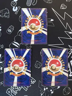 Pokemon Sabrinas Alakazam, Erikas Venusaur, Giovannis Nidoking Jpn Vintage Lot - Image 3