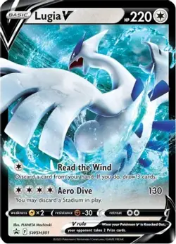 Lugia V - SWSH301 - Promo - Sword & Shield Promo - Holo NM/M - SWSD - Image 3
