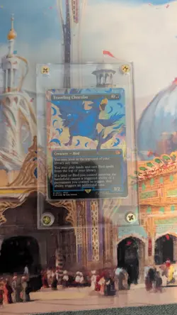 Traveling Chocobo (Borderless) (Neon Ink Blue) Final Fantasy Foil - Image 3