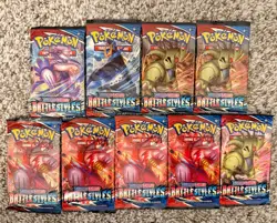 29 Pokemon Sword & Shield + Battle Styles Booster Packs - Image 4