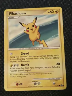 Pokemon Pikachu Promo Pop Series 9 15/17 LP - Image 1