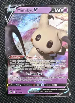 Mimikyu V 062/163 Ultra Rare Swsh05: Battle Styles Pokemon - Image 1