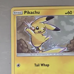 Pokemon Pikachu Promo Holo 2017 Sun & Moon Black Star SM98 NM - Image 2