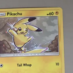 Pokemon Pikachu Promo Holo 2017 Sun & Moon Black Star SM98 NM - Image 3