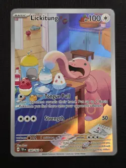 Lickitung - 180/162 - SV05: Temporal Forces - Illustration Rare NM - Pokemon TCG - Image 1