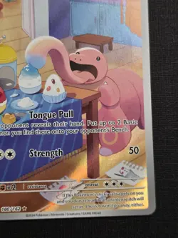 Lickitung - 180/162 - SV05: Temporal Forces - Illustration Rare NM - Pokemon TCG - Image 4