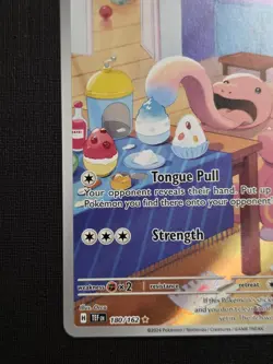Lickitung - 180/162 - SV05: Temporal Forces - Illustration Rare NM - Pokemon TCG - Image 5
