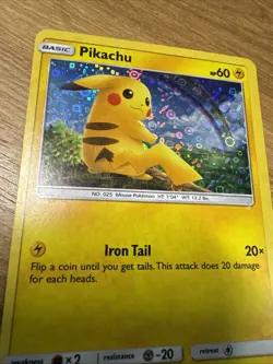 Pikachu 28/73- Cosmos Holo Rare- Shining Legends Pokemon TCG - Image 2