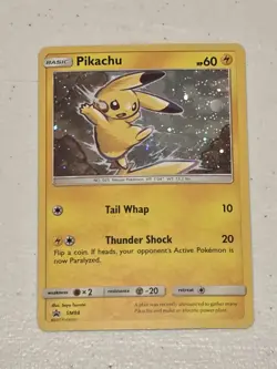 Pikachu Holo Pokemon Sun & Moon Black Star Promo #SM98 - Image 1