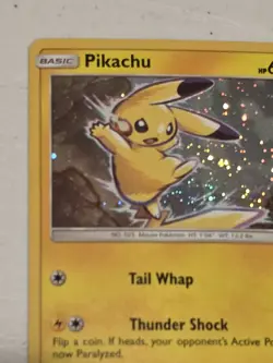 Pikachu Holo Pokemon Sun & Moon Black Star Promo #SM98 - Image 2