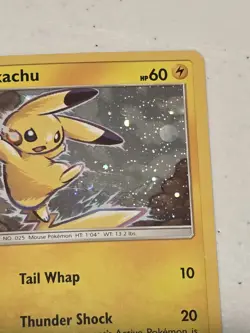 Pikachu Holo Pokemon Sun & Moon Black Star Promo #SM98 - Image 3
