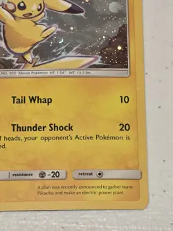 Pikachu Holo Pokemon Sun & Moon Black Star Promo #SM98 - Image 4