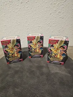 Pokemon Mega Evolution Ascended Heroes Booster Bundle Lot Of 3 - Factory Sealed - Image 1