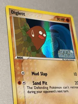 Pokemon TCG Diglett 50/100 Crystal Guardians Reverse Holo Stamp 2006 - Image 2