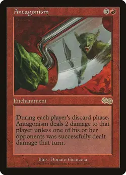 Antagonism 1x MtG Urza's Saga USG SP/NM - Image 1