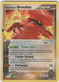 Team Magma's Groudon 9/95 Celebrations: Classic Collection Pokemon NM/M - Image 1