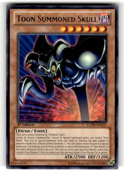 Toon Summoned Skull LCYW-EN106 1st Edition Rare Legendary Collection 3: Yugi's W - Image 1
