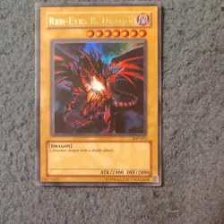 Konami Yu-Gi-Oh! TCG Red-Eyes B. Dragon JMP-002 Shonen Jump Ultra Rare Holo - Image 1