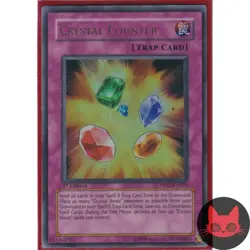 Yugioh Crystal Counter DP07-EN024 Ultra Rare 1st Edition LP - Image 1