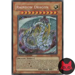 Yugioh Rainbow Dragon CT04-EN005 Secret Rare Limited Edition MP - Image 1