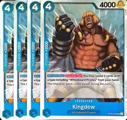 One Piece TCG - 4er Playset - OP08-044 Kingdew UC/EN/NM - Image 1