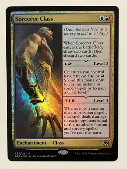 Sorcerer Class Adventures in the Forgotten Realms Foil MTG NM - Image 1