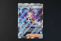Acerola's Mischief 165/132 Holo Shiny Pokemon TCG Card Mega Evolution NEAR MINT - Image 1