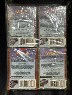 Magic the Gathering MTG Nemesis Theme Decks Complete Set of 4 Factory Sealed - Image 2