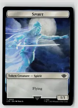 MTG Spirit Token 003 Lord Of The Rings LOTR x4 NM Token - Image 1