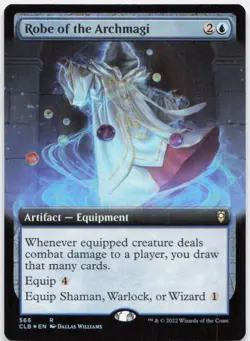 Robe of the Archmagi (Extended Art) *Foil* CLB 566 NM-LP - Image 1