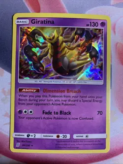 Giratina 86/236 - Pokemon Unified Minds Holo Rare English (SM11) TCG LP - Image 1