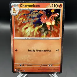 Pokemon Charmeleon MEP 079 Black Star Promo Cosmos Holo Chaos Rising NM - Image 1