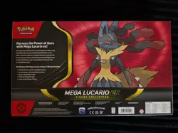 Pokemon TCG Mega Lucario ex Premium Figure Collection Box Factory Sealed - Image 2