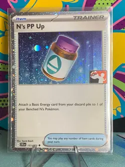 POKEMON TCG - N'S PP UP -153/159 -COSMO RARE - PRIZE PACK SERIES 7-PLAY! STAMPED - Image 1
