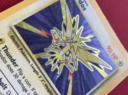 Zapdos 16/102 Unlimited Base Holo Rare Pokemon TCG WOTC - HP - Image 3