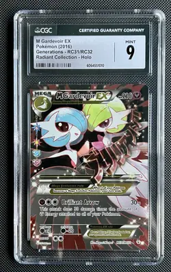 Pokemon TCG M Gardevoir EX Full Art RC31/RC32 XY Generations - CGC 9 - Image 1